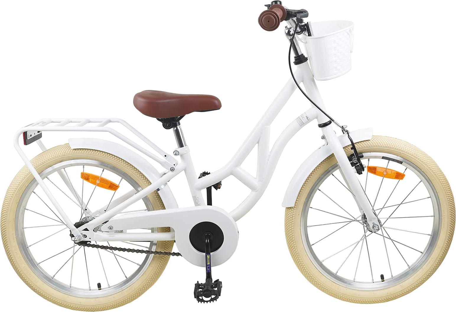 Kinderfahrrad 24 Zoll für 8-12 Jahre alt Weiß