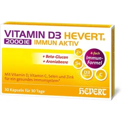 Vitamin D3 Hevert 2000 IE Immun Aktiv 30 St