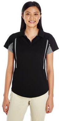 Holloway 222730 Women's Avenger Polo Shirt in black size Small   Polyester