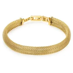 STEFFEN SCHRAUT Mesh-Armband poliert Länge ca. 19,5cm Edelstahl
