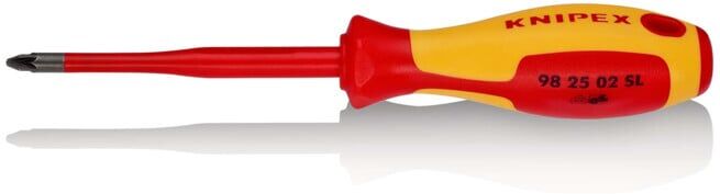 Tournevis (Slim) pour vis à tête cruciforme, Pozidriv® Knipex (98 25 02 SL)