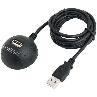 LogiLink USB-Kabel USB 2.0 USB-A Buchse, USB-A Stecker 1.50 m CU0013B