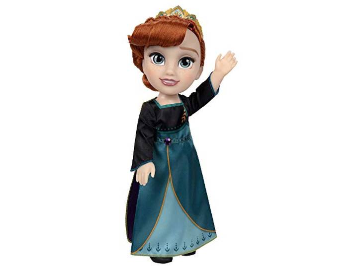 Frozen 2 214904 Koningin Anna-Pop, 35 Cm, Met Kroon, Turquoise