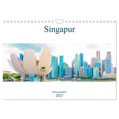 Singapur - Panoramablick (Wandkalender 2027 DIN A4 quer), CALVENDO Monatskalender