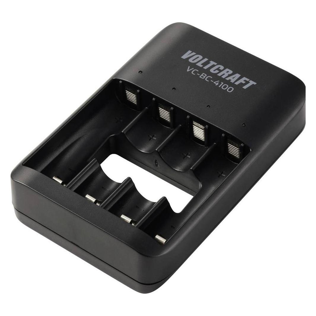 Voltcraft VC-BC-4100 Rundzellen-Ladegerät NiMH, NiZn, LiIon Mignon (AA), Micro ( (1 Stk., AA, AAA) (VC-17499850)