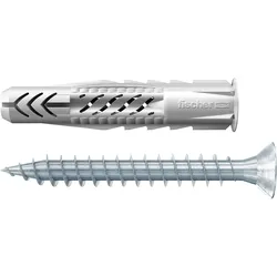 Universaldübel UX 6x50 R S Set mit Schaube VPE 25