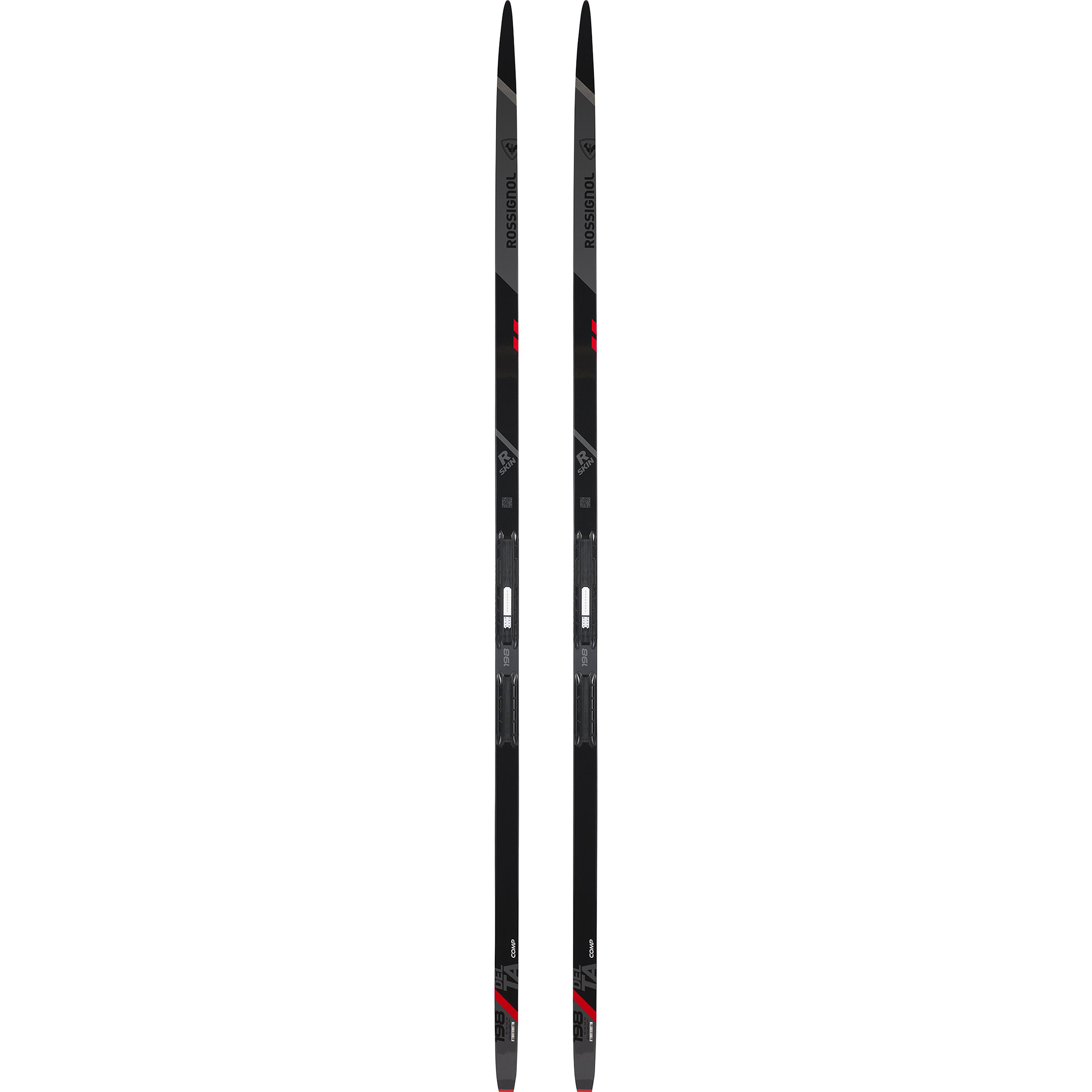 Rossignol Delta Comp R-Skin Stiff Race Classicset 26/27 Ski grau Größe 198CM | 70-90KG Langlauf Klassik