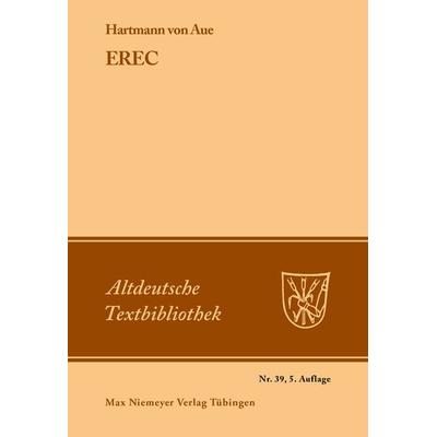 Erec, Taschenbuch von Hartmann Aue, De Gruyter, 978-3-11-048327-7