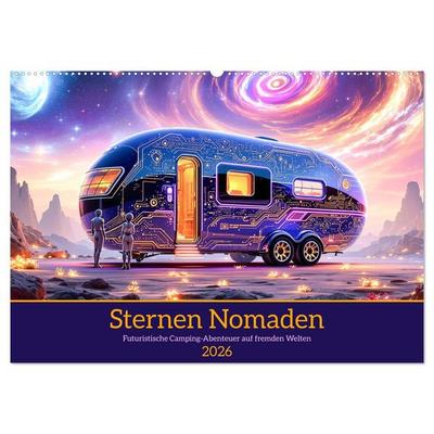 Sternen Nomaden (Wandkalender 2026 DIN A2 quer), CALVENDO Monatskalender