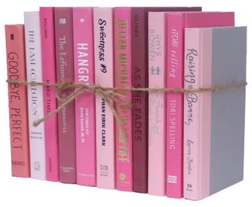 Booth & Williams Decorative Books - Pink Book Bundle - 1 Foot of Pink Books