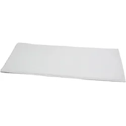 Sensepura Fitness Handtuch Baumwolle 30x145 cm | Sporthandtuch weiß