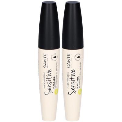 Mademoiselle Sensitive Mascara 01 Black 2x 2x12 ml