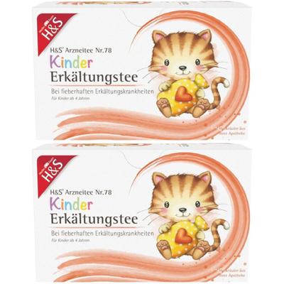 H&S Kinder Erkältungstee Filterbeutel 2x 2x20x1,5 g