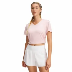 Damen-Funktionsshirt Under Armour Tech SSV - Twist Größe: M /  hellrosa