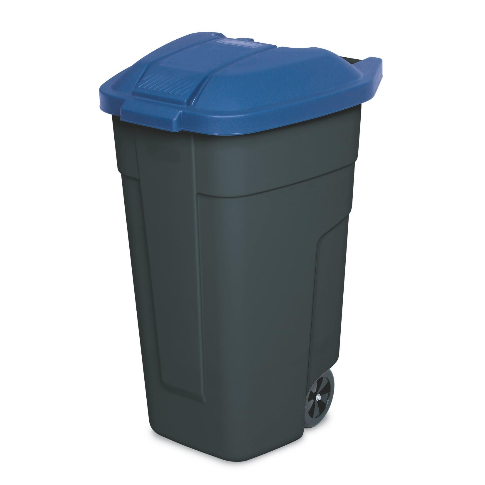 BRB Mülltonne 100 Liter VE: 2 Stück, anthrazit/blau