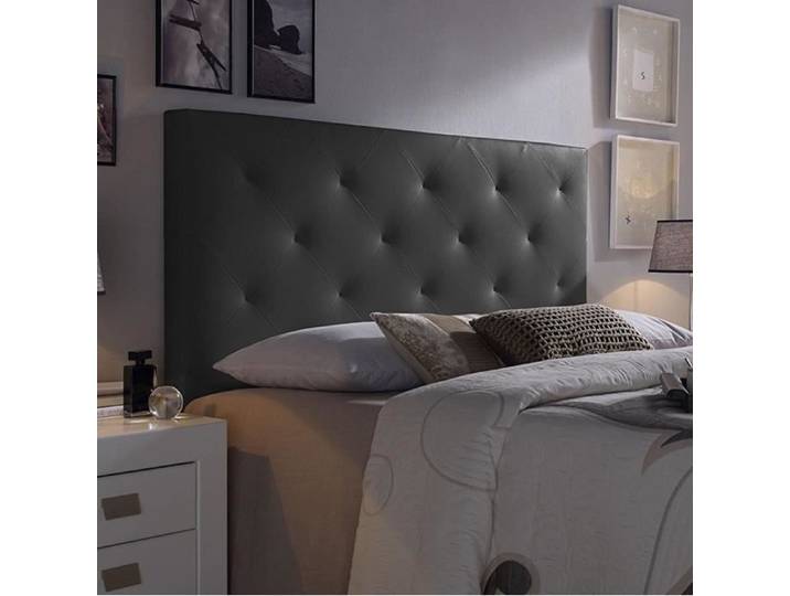 VS VENTA-STOCK TÊTE DE LIT ROMBO 150x60 NOIR