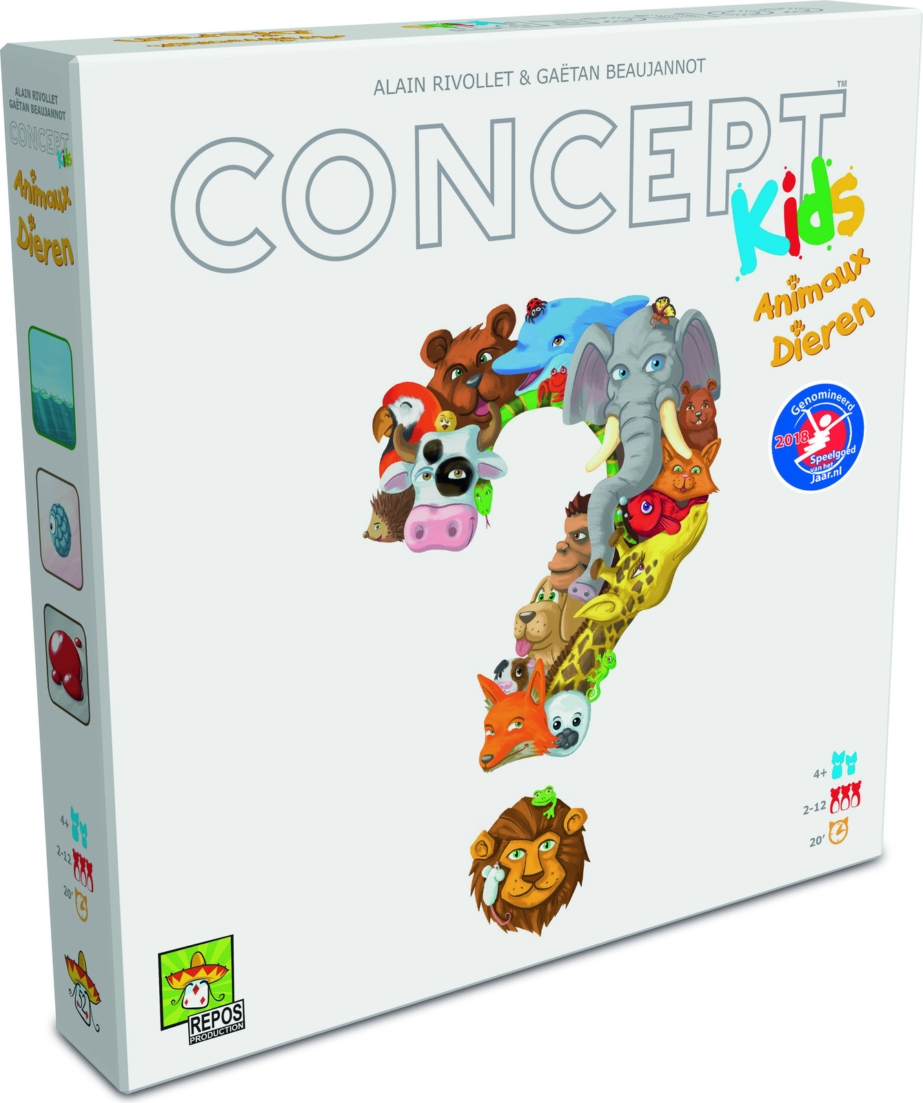 Repos Production Concept Kids Dieren Educatief Bordspel voor kinderen vanaf 4 jaar