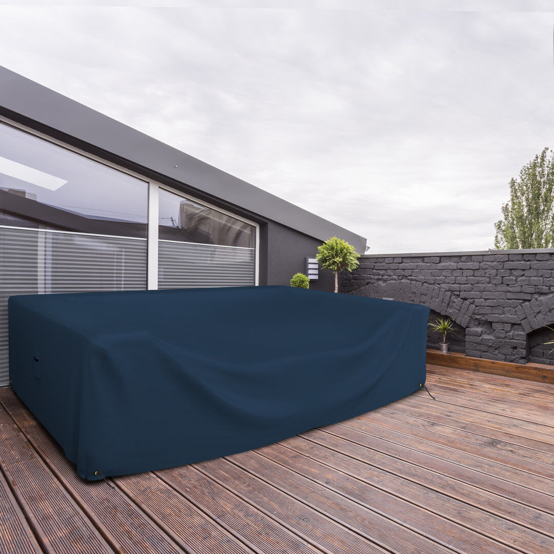 Blue Elephant Outdoor Sectional Sofa Cover Blue 71.1cm H x 325.1cm W x 210.8cm D