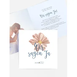Hochzeitseinladungen selbst gestalten mit Spruch und Fotos im Onlinedesigner bei Meine-Kartenmanufaktur.de
