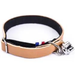 Martin Sellier Katzengeschirr aus Filzleder (One Size, Katze, Allgemein), Halsband + Leine