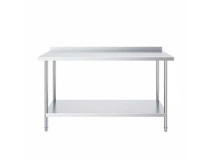 Table de travail en acier inoxydable, table de travail commerciale pour la préparation des aliments, 610 x 1524 x 914 mm, table de travail robuste en métal avec hauteur réglable pour restaurants,