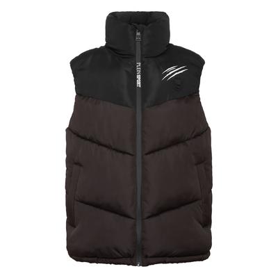 Kurzweste PLEIN SPORT "Kurze Weste", Damen, Gr. XL, schwarz (02, schwarz), Obermaterial: 100% Polyester. Futter: 100% Polyester. Füllung: 100% Polyester, Westen