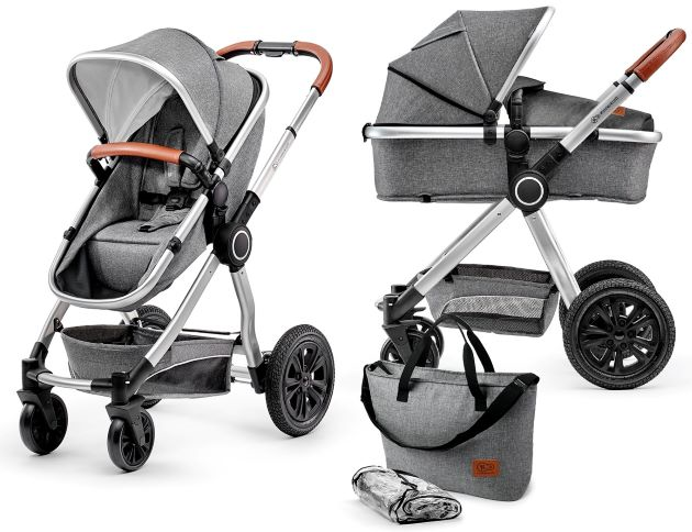 Kinderkraft Veo Carrinho de Passeio Duo Cinzento