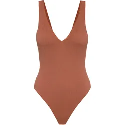 Seafolly Sea Dive Badeanzug Damen | Gr. 40 | braun - braun