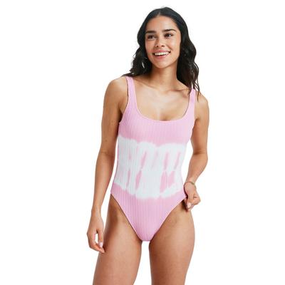 Badeanzug ROXY "Sunrise", Damen, Gr. XL, pink (bonbon), Recycling-Polyester, Badeanzüge Badeanzug