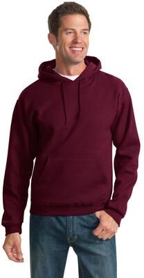 Jerzees 996 NuBlend Pullover Hooded Sweatshirt in Maroon size 3XL   Cotton Polyester 996MR, 996M