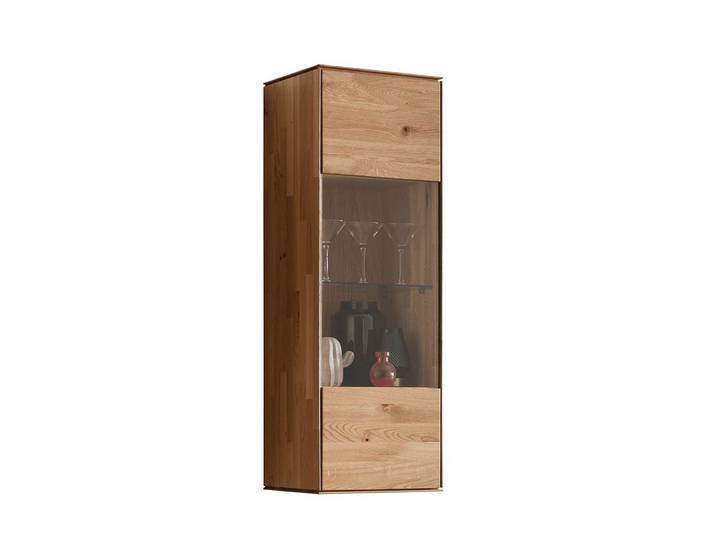 Lomadox Hängevitrine WYNDHAM-69 Vitrine, rechts/links montierbar, Wildeiche massiv geölt
