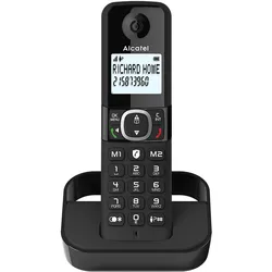 Alcatel F860 Duo DECT schwarz, Telefon, Schwarz