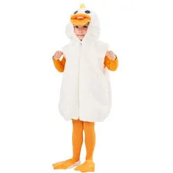 buttinette Kinder-Weste "Ente", weiß