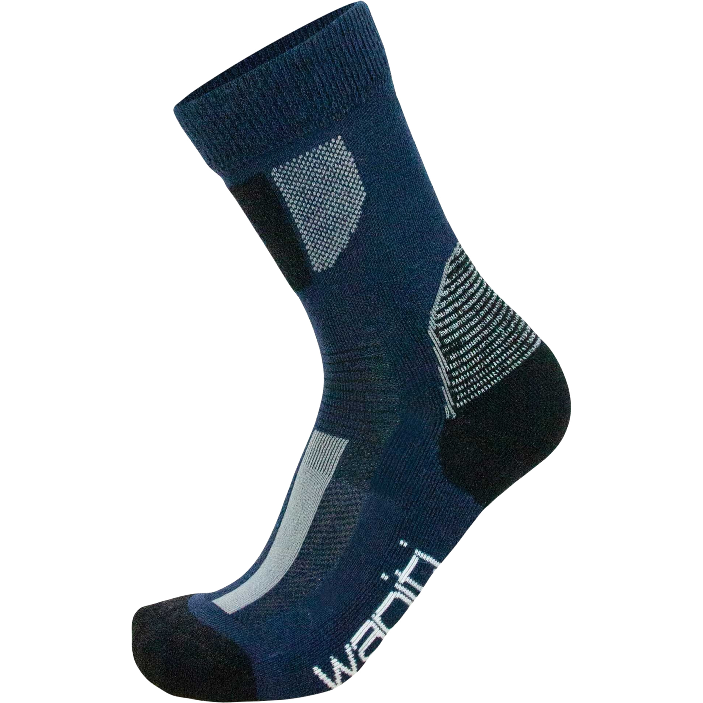 Wapiti Trek S09 Merino-Seide Wandersocken schwarz Größe 39 Camping Hautfreundlich Merinowolle