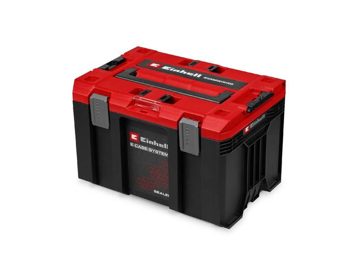 Werkzeugkoffer EINHELL Einhell E-Case M 1-teilig , schwarz (schwarz rot), B:33cm H:29cm T:44,4cm, Aufbewahrungsboxen, Werkzeugkoffer