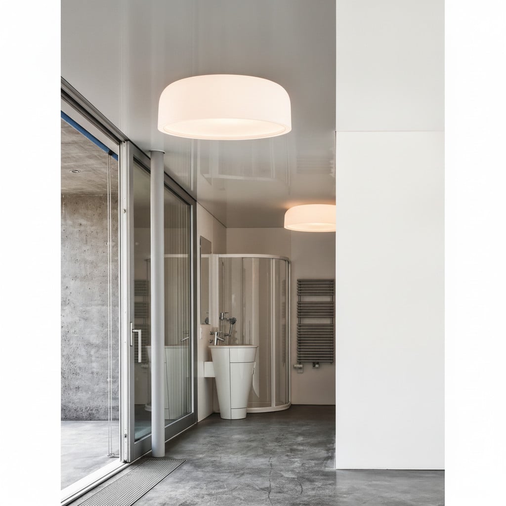 Lyora Design plafondlamp Perleto wit Ø 48 cm