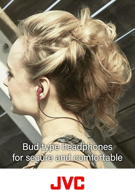 JVC HA-F19BT-GC-E Bluetooth Earbuds Headset - Pink