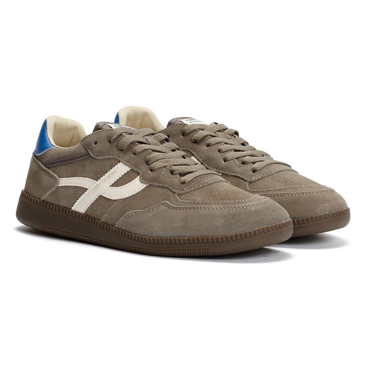 Pompeii Elan Sala Suède Heren Grijze Sneakers