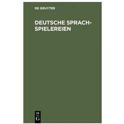 Deutsche Sprachspielereien, Sprachbücher