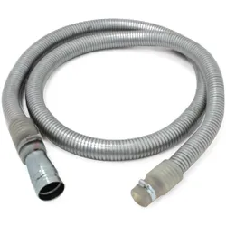 Cleancraft Saugschlauch Metallschlauch flexibel 2,8m Ø38mm Zubehör für Spezialsauger, Staubsauger Zubehör