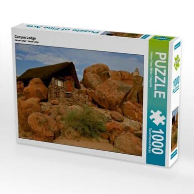 CALVENDO Puzzle Canyon Lodge | 1000 Teile Lege-Größe 64x48cm Foto-Puzzle für glückliche Stunden