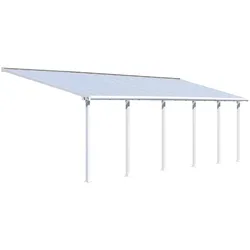 Palram - Canopia Aluminium Terrassenüberdachung Olympia | Weiß | 295x924x305 cm - Weiß