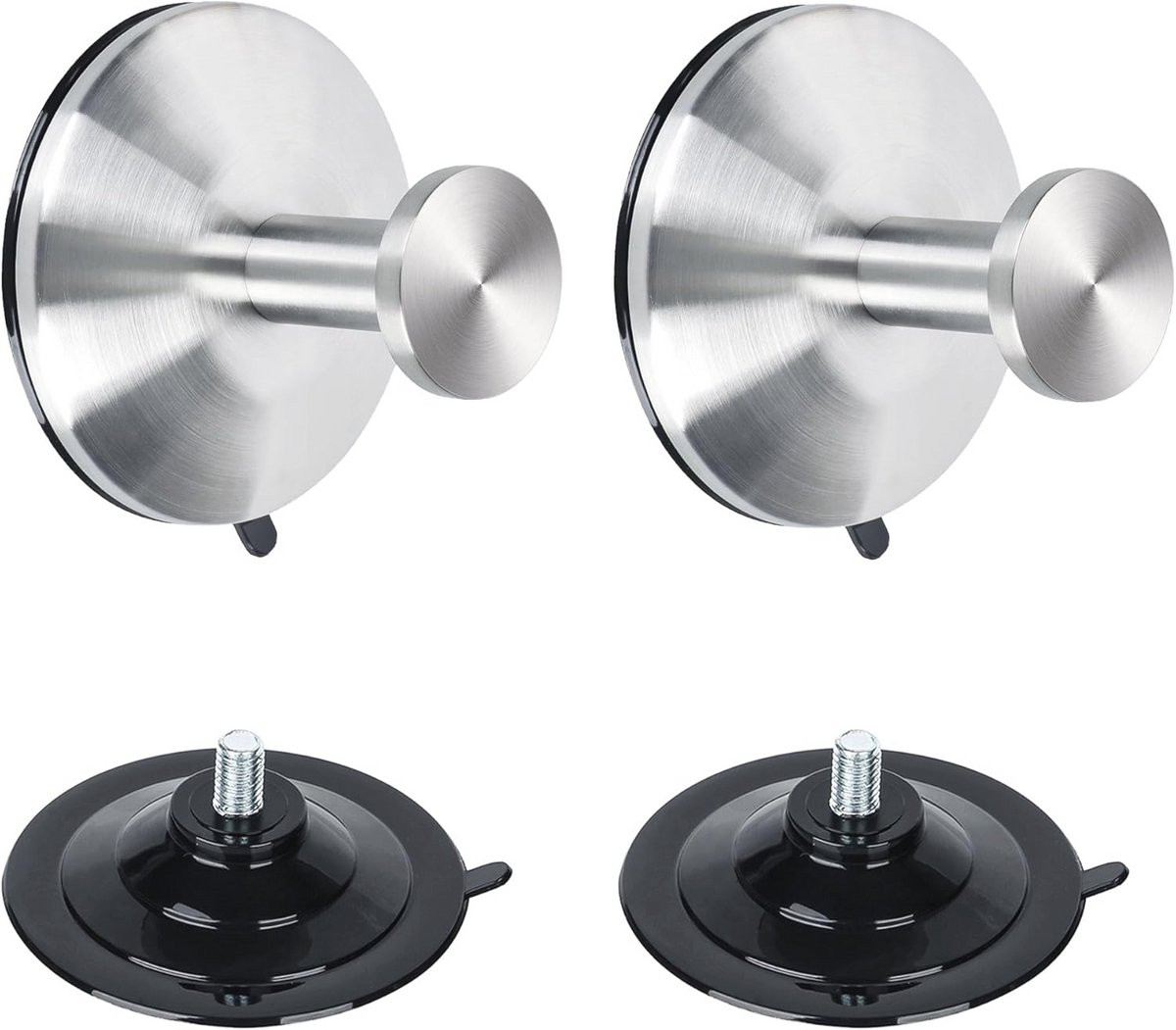 Suction Cup Hooks voor Badkamer - Plakhaak voor Handdoek en Jas, Muurbevestiging zonder Boren
