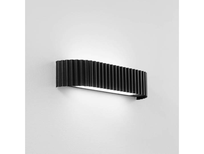 Luce Ambiente Design Wandlampe Niike, schwarz, für Wohn- / Esszimmer, Metall, Modern, LED Wandleuchte, Wandlampe Innen