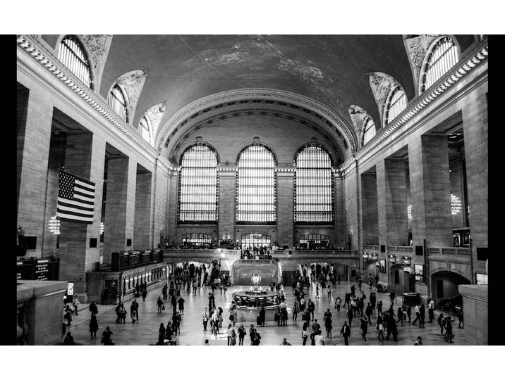 Fototapete PAPERMOON Hauptbahnhof New York , bunt, B:1,5m L:1,11m, Vlies, Tapeten, Fototapete