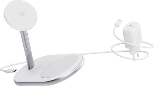 Epico UltraBase Qi2 2in1 Mag+ Wireless Charging Stand EX40 - Weiß