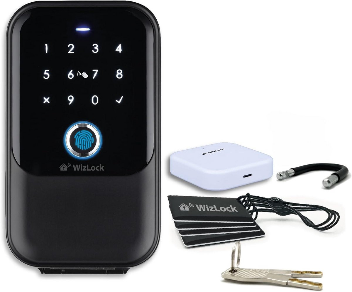 Slimme Sleutelbox met Wifi en Internet Gateway, IP65 Waterdicht, Zwart
