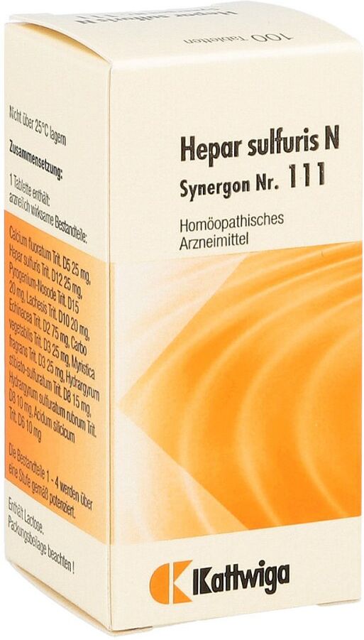 Synergon 111 Hepar sulf. N Tabletten