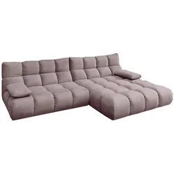 ECKSOFA VIVIEN Grau Velvet