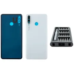 Huawei P30 lite Backcover weiß - Premium-Set
